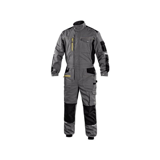 KOMBINEZON CXS STRETCH MĘSKI - SZARO-CZARNY