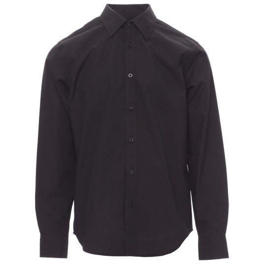 KOSZULA DŁUGI RĘKAW BRIGHTON - CZARNY