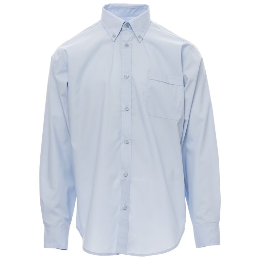 KOSZULA DŁUGI RĘKAW ELEGANCE - LAZUROWY