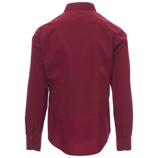 KOSZULA DŁUGI RĘKAW IMAGE - BORDOWY