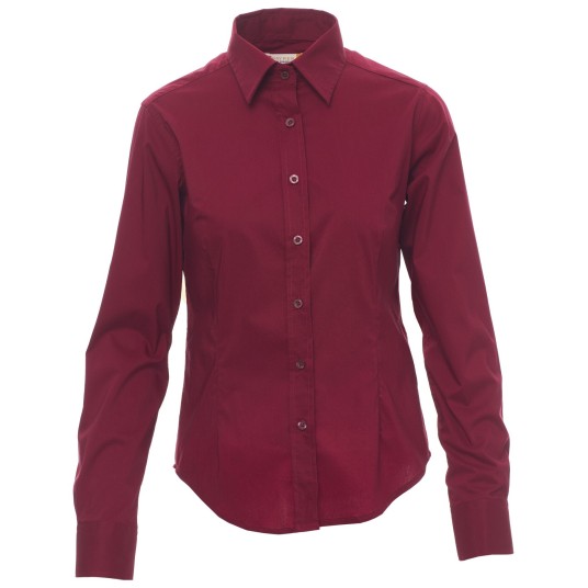 KOSZULA DŁUGI RĘKAW IMAGE LADY - BORDOWY