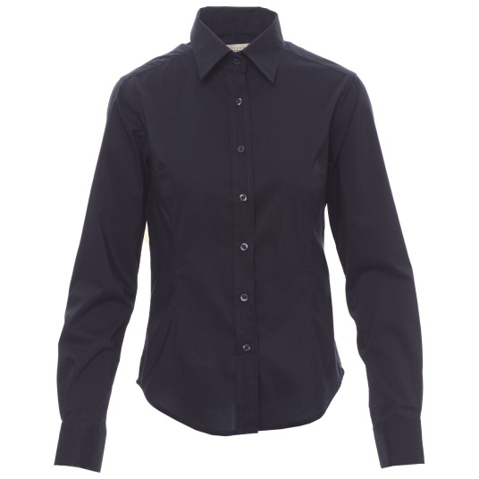 KOSZULA DŁUGI RĘKAW IMAGE LADY - GRANATOWY