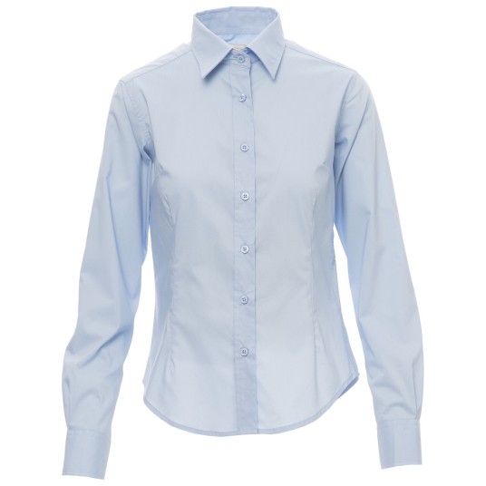 KOSZULA DŁUGI RĘKAW IMAGE LADY - LAZUROWY