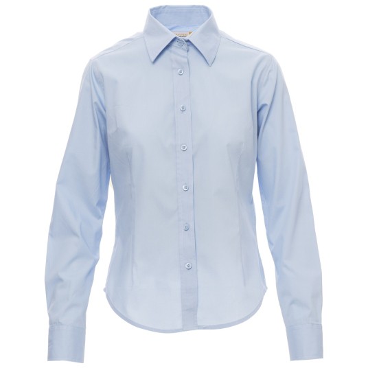 KOSZULA DŁUGI RĘKAW MANAGER LADY - LAZUROWY