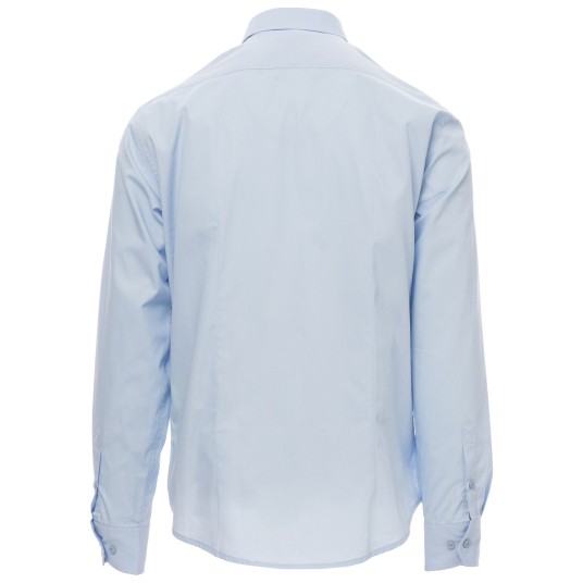 KOSZULA DŁUGI RĘKAW MANAGER - LAZUROWY