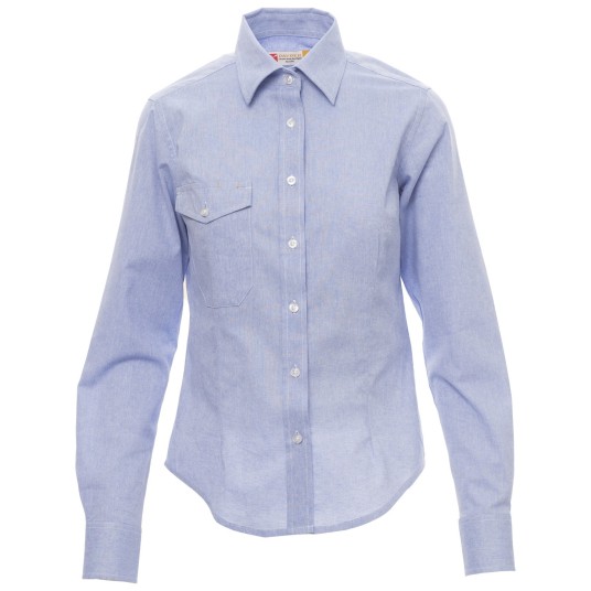 KOSZULA DŁUGI RĘKAW SPECIALIST LADY - LAZUROWY