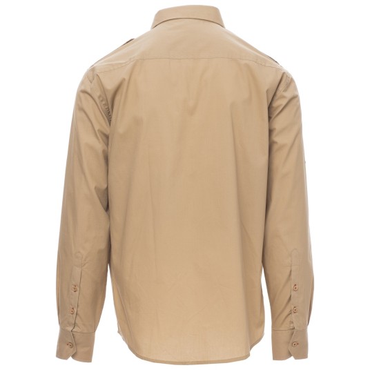 KOSZULA DŁUGI RĘKAW TROPHY - CIEPŁY BRĄZ