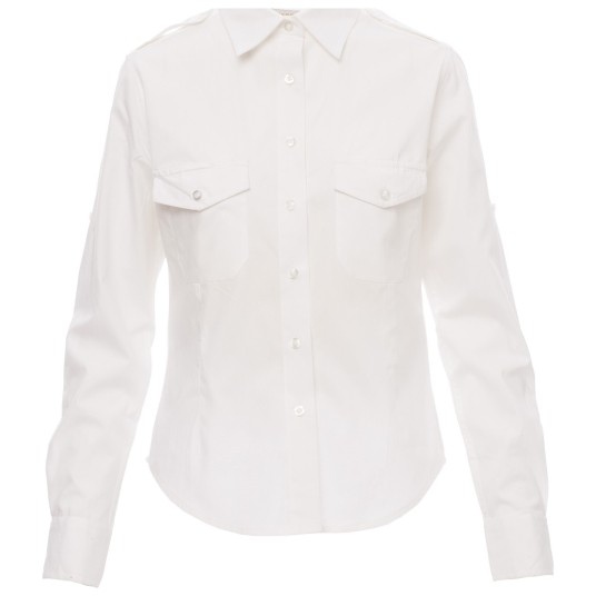 KOSZULA DŁUGI RĘKAW TROPHY LADY - BIAŁY