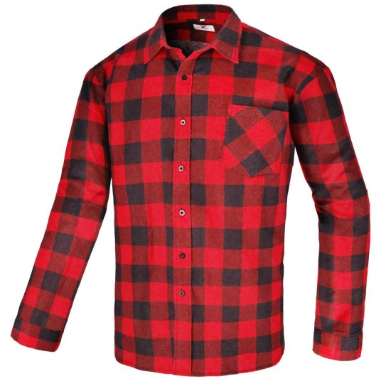 KOSZULA FLANELOWA FLANCO CZERWONA