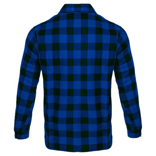 KOSZULA FLANELOWA NIEBIESKA
