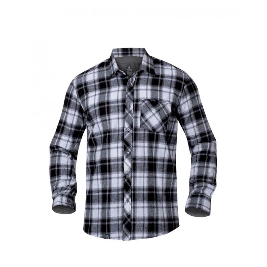 KOSZULA FLANELOWA OPTIFLANNEL - CZARNY