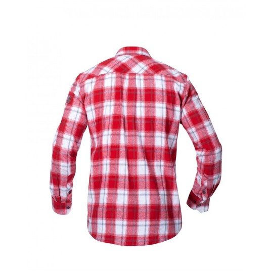 KOSZULA FLANELOWA OPTIFLANNEL - CZERWONY