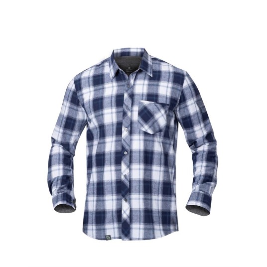 KOSZULA FLANELOWA OPTIFLANNEL - GRANATOWY