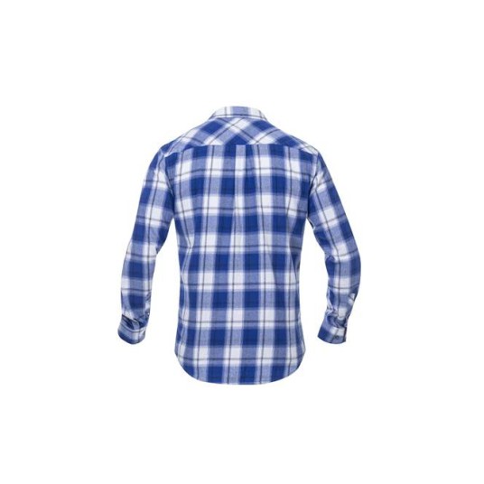 KOSZULA FLANELOWA OPTIFLANNEL - NIEBIESKI