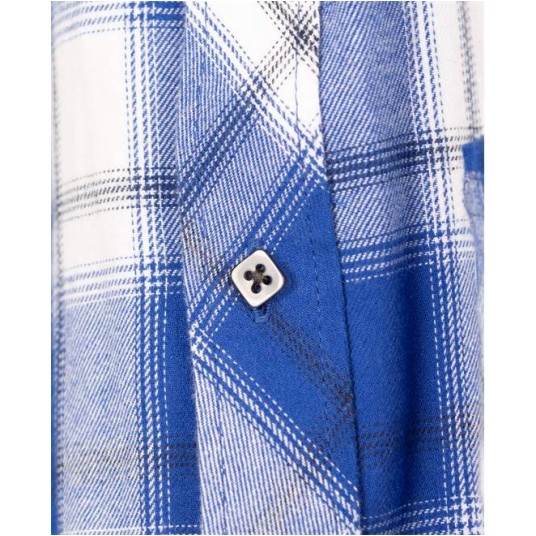 KOSZULA FLANELOWA OPTIFLANNEL - NIEBIESKI