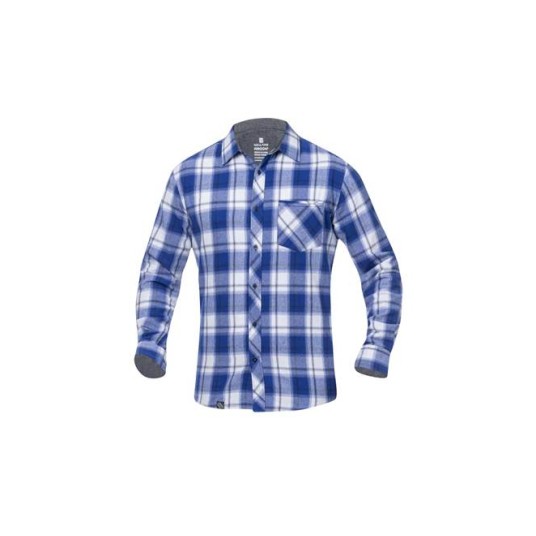 KOSZULA FLANELOWA OPTIFLANNEL - NIEBIESKI