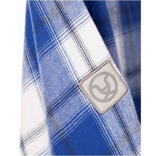 KOSZULA FLANELOWA OPTIFLANNEL - NIEBIESKI