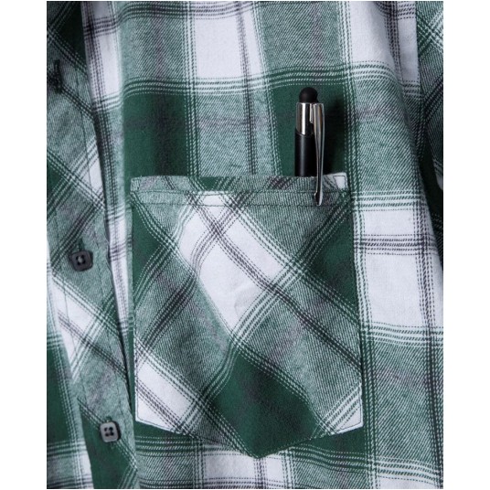 KOSZULA FLANELOWA OPTIFLANNEL - ZIELONY