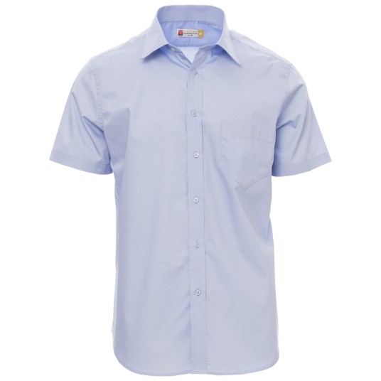 KOSZULA KRÓTKI RĘKAW SPRING - LAZUROWY