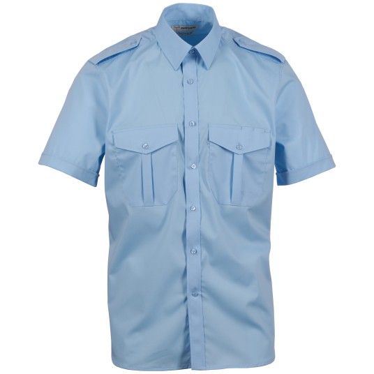 KOSZULA KRÓTKI RĘKAW VIRTUS - LAZUROWY