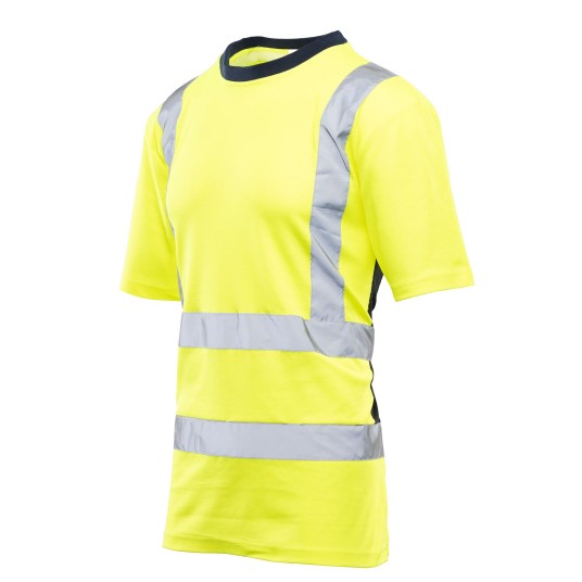 KOSZULKA BRIGHTON FLASH SIATKA BF-016 - ŻÓŁTY