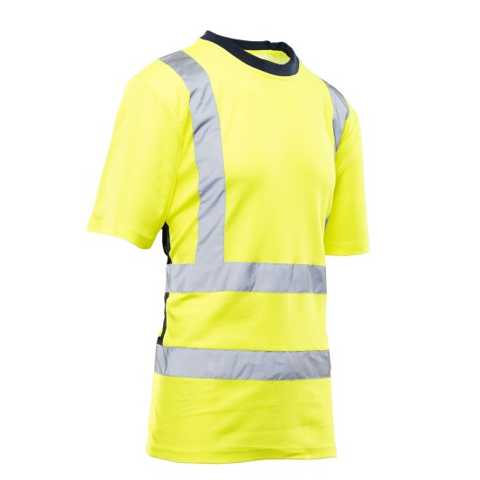 KOSZULKA BRIGHTON FLASH SIATKA BF-016 - ŻÓŁTY