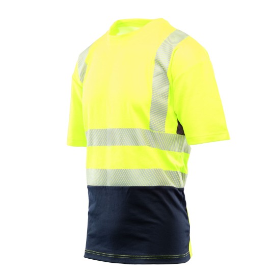 KOSZULKA BRIGHTON FLASH SIATKA TRANSFER BF-017 - ŻÓŁY