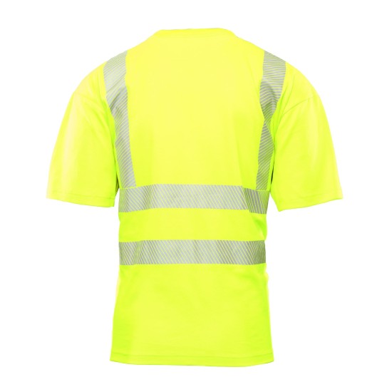 KOSZULKA BRIGHTON FLASH SIATKA TRANSFER BF-017 - ŻÓŁY