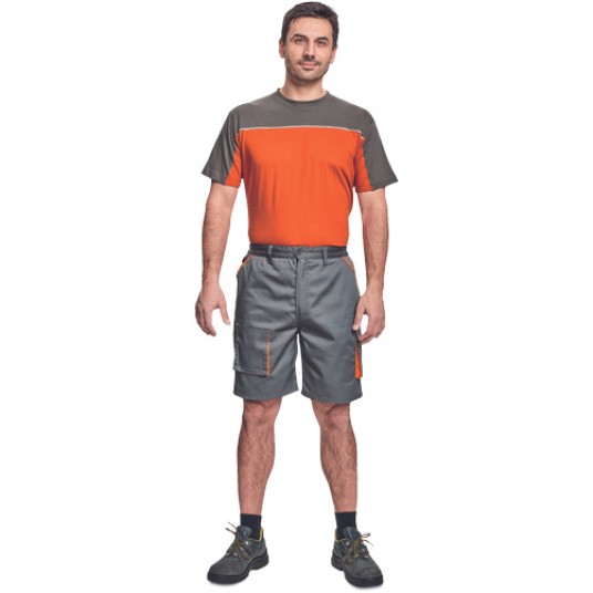 KOSZULKA DESMAN - POMARAŃCZOWY-SZARY