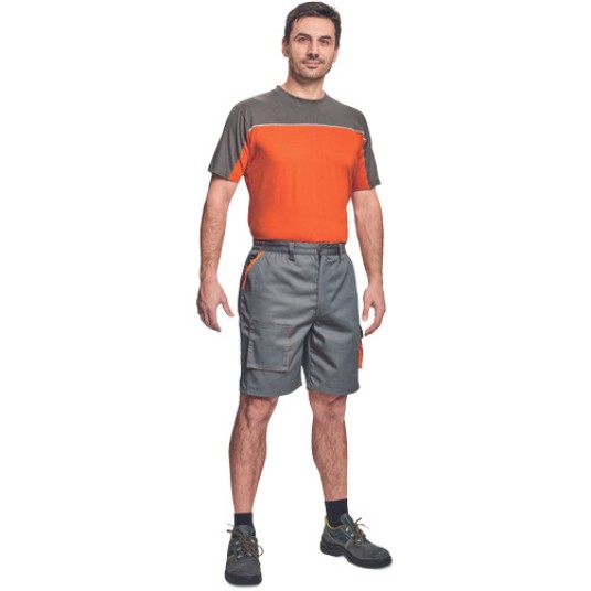 KOSZULKA DESMAN - POMARAŃCZOWY-SZARY