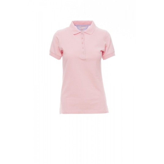 KOSZULKA POLO DAMSKA GLAMOUR - CIENISTY RÓŻOWY