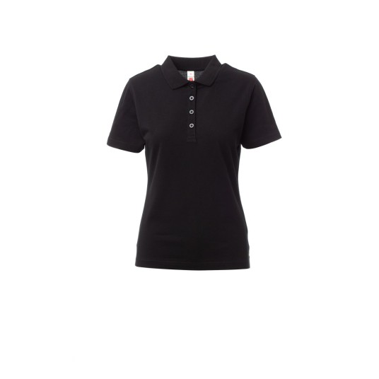 KOSZULKA POLO DAMSKA ROME LADY - CZARNY