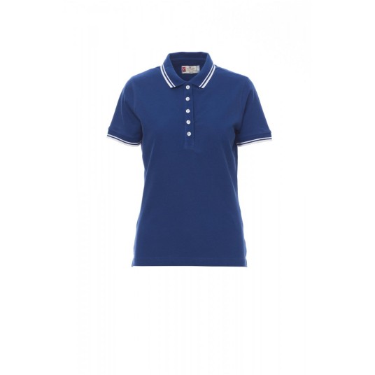 KOSZULKA POLO DAMSKA SKIPPER LADY - KRÓLEWSKI NIEBIESKI/BIAŁY