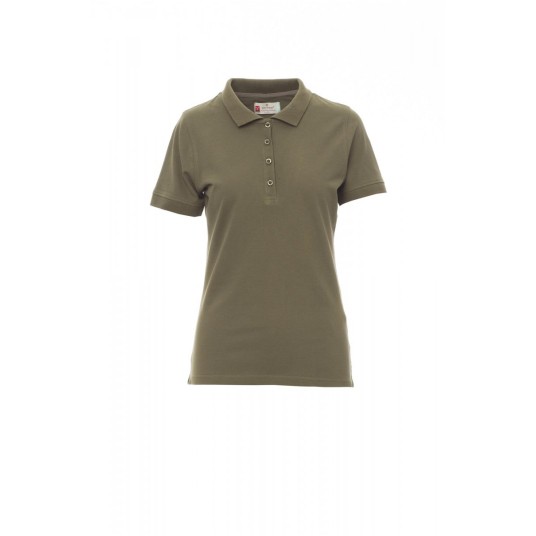 KOSZULKA POLO DAMSKA VENICE LADY - ZIELONY WOJSKOWY