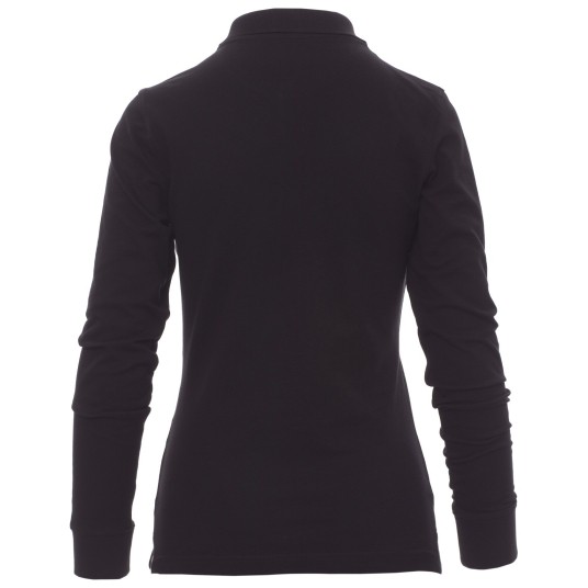 KOSZULKA POLO DŁUGI RĘKAW FLORENCE LADY - CZARNY