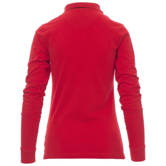 KOSZULKA POLO DŁUGI RĘKAW FLORENCE LADY - CZERWONY
