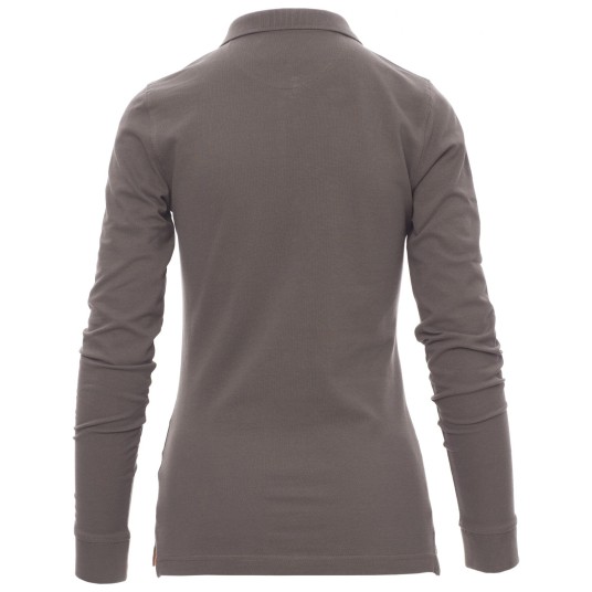 KOSZULKA POLO DŁUGI RĘKAW FLORENCE LADY - ZADYMIONY