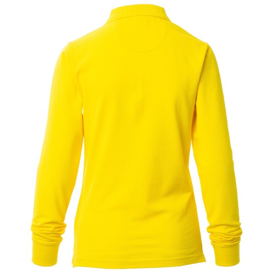 KOSZULKA POLO DŁUGI RĘKAW FLORENCE LADY - ŻÓŁTA