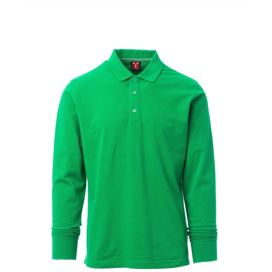 KOSZULKA POLO DŁUGI RĘKAW FLORENCE - ŻELOWY ZIELONY