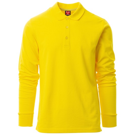 KOSZULKA POLO DŁUGI RĘKAW FLORENCE - ŻÓŁTA