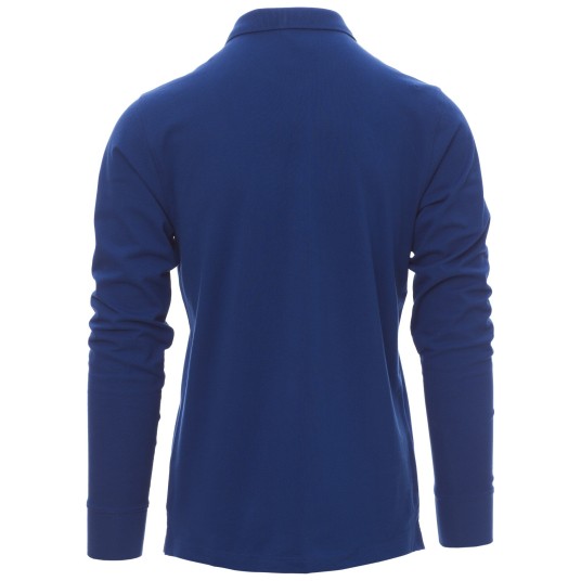 KOSZULKA POLO DŁUGI RĘKAW VERONA - KRÓLEWSKI NIEBIESKI