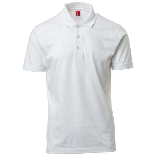 KOSZULKA POLO KRÓTKI RĘKAW AMALFI - BIAŁY