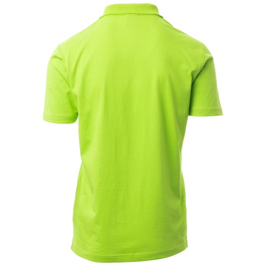 KOSZULKA POLO KRÓTKI RĘKAW AMALFI - JASKRAWOZIELONY