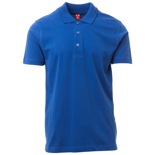 KOSZULKA POLO KRÓTKI RĘKAW AMALFI - KRÓLEWSKI NIEBIESKI