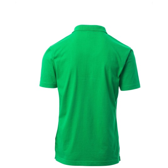 KOSZULKA POLO KRÓTKI RĘKAW AMALFI - ŻELOWY ZIELONY