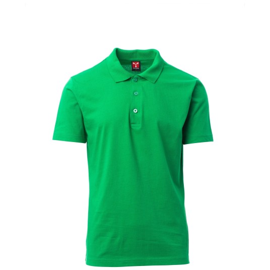 KOSZULKA POLO KRÓTKI RĘKAW AMALFI - ŻELOWY ZIELONY