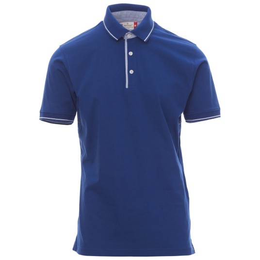 KOSZULKA POLO KRÓTKI RĘKAW CAMBRIDGE - KRÓLEWSKI NIEBIESKI-BIAŁY
