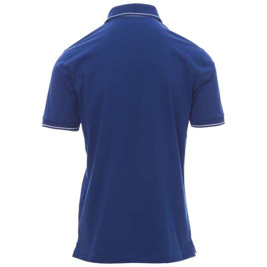 KOSZULKA POLO KRÓTKI RĘKAW CAMBRIDGE - KRÓLEWSKI NIEBIESKI-BIAŁY