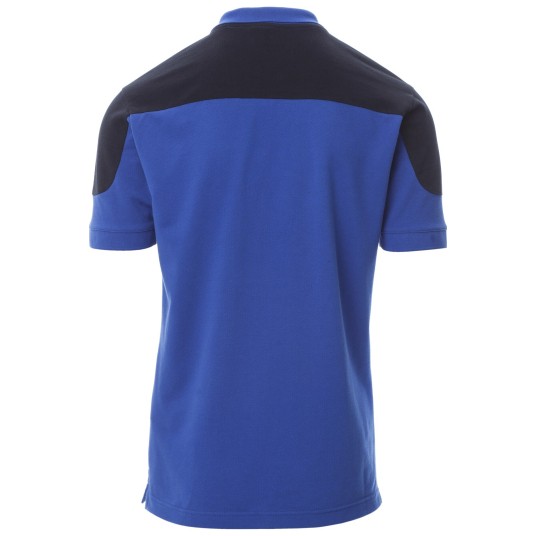 KOSZULKA POLO KRÓTKI RĘKAW COMPANY - KRÓLEWSKI NIEBIESKI-GRANATOWY