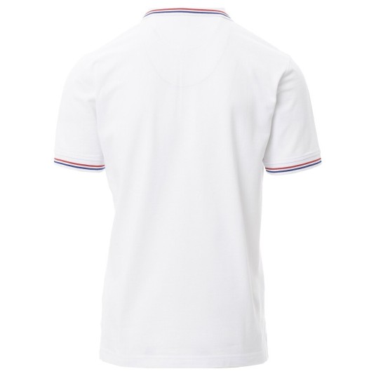 KOSZULKA POLO KRÓTKI RĘKAW FRANCE - BIAŁY